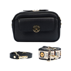 Dame skuldertaske 014g sort