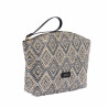 Damehåndtaske 213g raffia noir