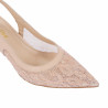 Damesandaler 1368 beige kombineret