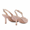 Damesandaler 1368 beige kombineret