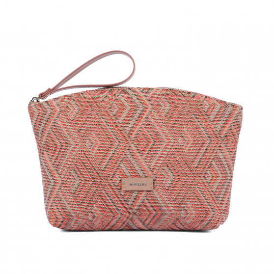 Damehåndtaske 213g 01 med kombineret pink motiv