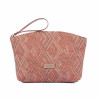 Damehåndtaske 213g 01 med kombineret pink motiv
