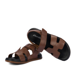 Herresandaler 368 kaffe