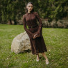Dame ballerinasko 1369 beige kombineret lifestyle