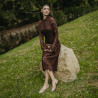 Dame ballerinasko 1369 beige kombineret lifestyle