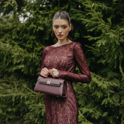 Dame skuldertaske 041g bordeaux lifestyle