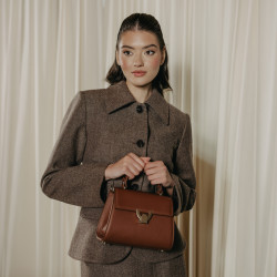 Dame skuldertaske 032g 01 cognac lifestyle