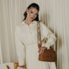 Dame skuldertaske 014g 01 biz brun lifestyle