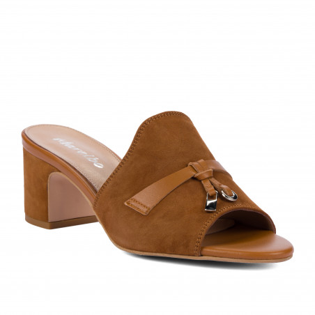 Damesandaler 1367 camel ruskind
