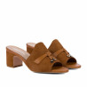 Damesandaler 1367 camel ruskind