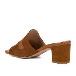 Damesandaler 1367 camel ruskind