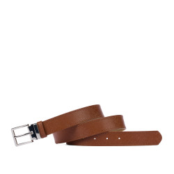 Damebælte 26cm brun saffiano