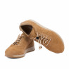 Damesneakers 6104 bufo karamel kombineret