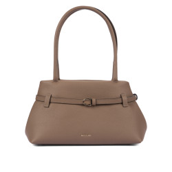 Dame skuldertaske 053g cappuccino