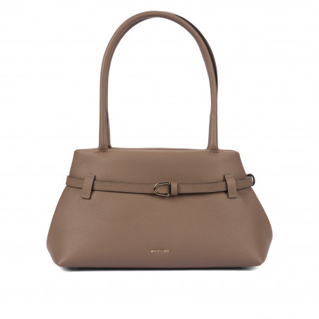 Dame skuldertaske 053g cappuccino