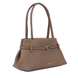 Dame skuldertaske 053g cappuccino