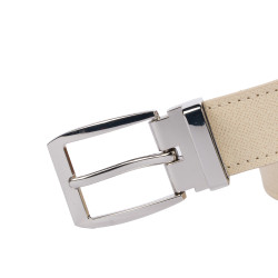 Dame bælte 27mc beige saffiano