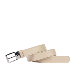 Dame bælte 27mc beige saffiano
