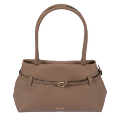 Dame skuldertaske 053g cappuccino