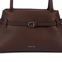 Dame skuldertaske 053g 01 testa di moro