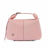 Damehåndtaske 037-1g 01 ruskind baby pink