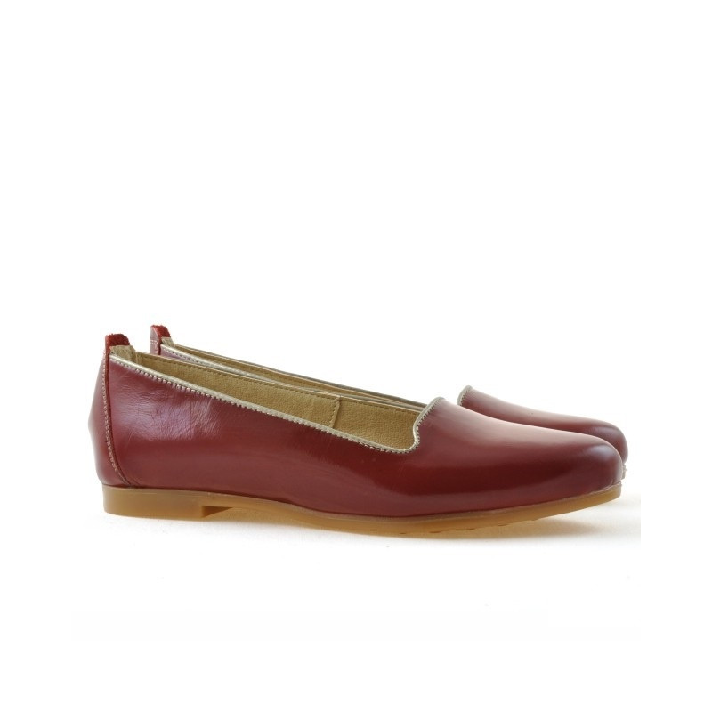 Dameballerinaer 662 lak bordeaux